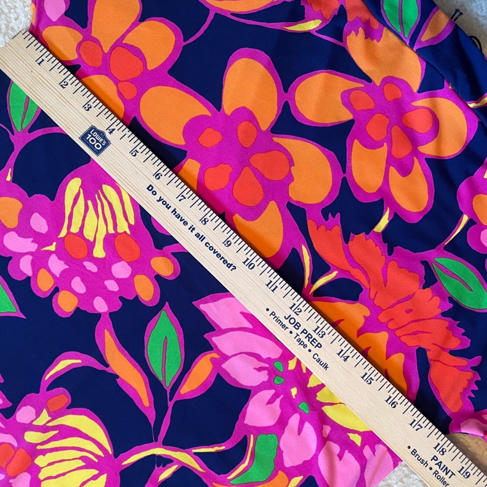 Trina Turk Vinet Floral Split-Sleeve Dress Small NWT - Picture 7 of 8